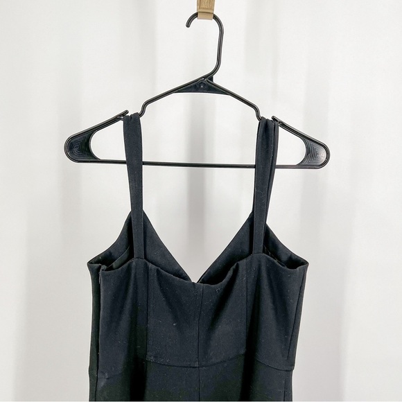 Cinq A Sept Black Wideleg Jumpsuit - Picture 4 of 7